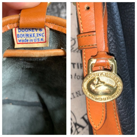 Authentic Dooney & Bourke Drawstring Bag Medium - Picture 4 of 10